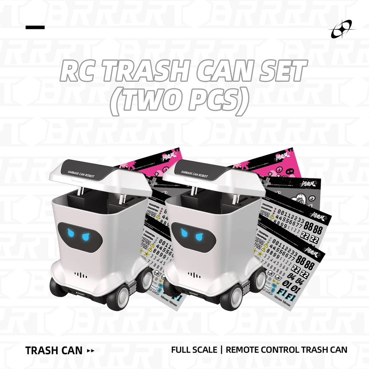 BRRRRT Mini RC Trash Can Toy — view 7