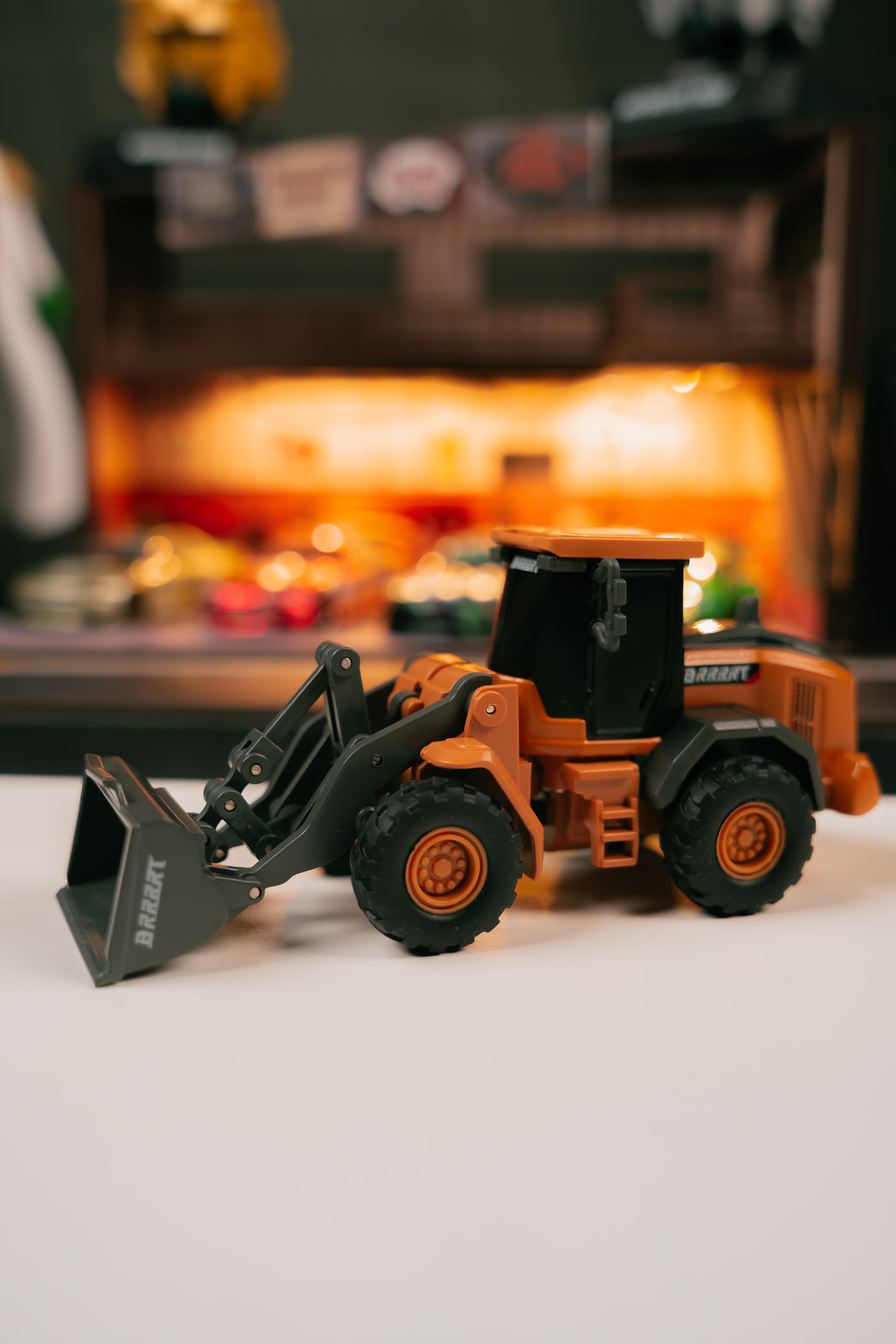 BRRRRT 1:64 Mini RC Bulldozer, 8-Channel Full Proportional Push and Lift Blade — view 5