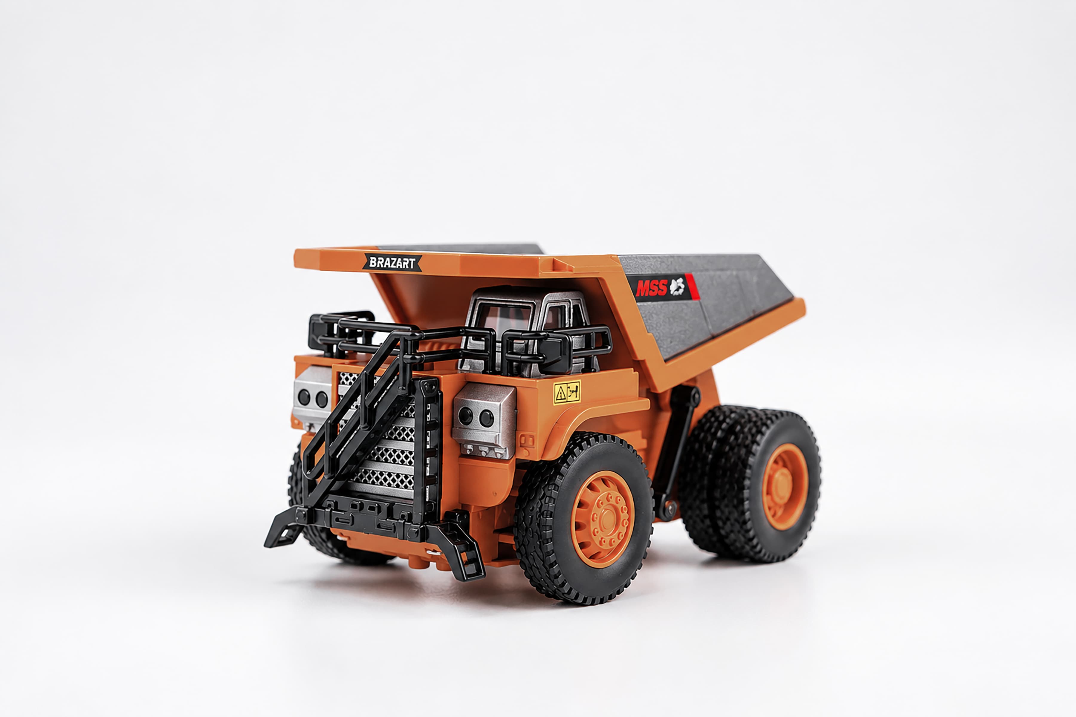 BRRRRT 1:64 Mini RC Dump Truck, 8-Channel Full Proportional Remote Control